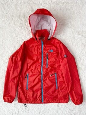 The North Face Men Nylon Summit Series Windbreaker Rain Zip Up Jacket SMALL
